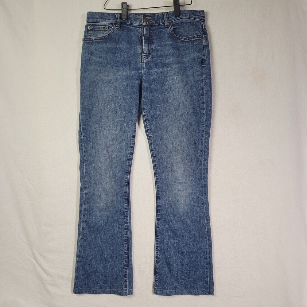 Lauren Ralph Lauren Women’s Size 6 Classic Flared Blue Jean Dark Wash 5 Pocket